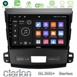 Clarion GL300+ Series 4Core Android ClarionOS 4+64GB  Mitsubishi Outlander/Citroen C-Crosser/Peugeot 4007 Navigation Multimedia Tablet 9"