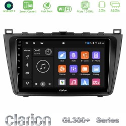 Clarion GL300+ Series 4Core Android ClarionOS 4+64GB  Mazda 6 2008-2012 Navigation Multimedia Tablet 9"