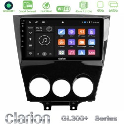 Clarion GL300+ Series 4Core Android ClarionOS 4+64GB  Mazda RX8 2008-2012 Navigation Multimedia Tablet 9"