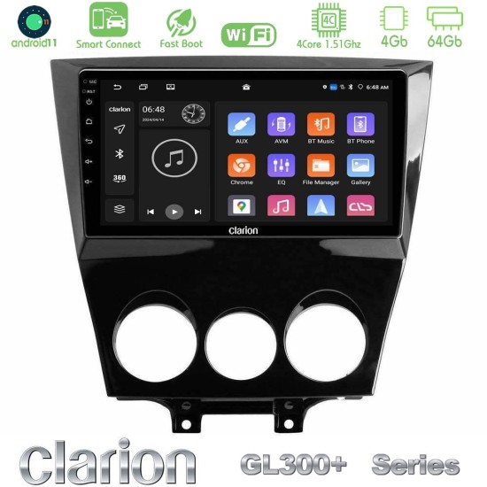 Clarion GL300+ Series 4Core Android ClarionOS 4+64GB Mazda RX8 2008-2012 Navigation Multimedia Tablet 9" Clarion GL300+ Series 4Core Android ClarionOS 4+64GB Mazda RX8 2008-2012 Navigation Multimedia Tablet 9"