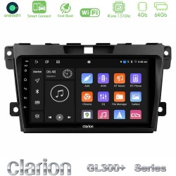 Clarion GL300+ Series 4Core Android ClarionOS 4+64GB  Mazda CX-7 2007-2011 Navigation Multimedia Tablet 9"