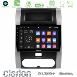Clarion GL300+ Series 4Core Android ClarionOS 4+64GB  Nissan X-Trail T31 Navigation Multimedia Tablet 10"