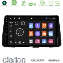 Clarion GL300+ Series 4Core Android ClarionOS 4+64GB  Nissan Micra K14 Navigation Multimedia Tablet 9"