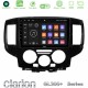 Clarion GL300+ Series 4Core Android ClarionOS 4+64GB  Nissan NV200 Navigation Multimedia Tablet 9"   (Μαύρο)