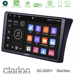 Clarion GL300+ Series 4Core Android ClarionOS 4+64GB  Nissan Navara D40 Navigation Multimedia Tablet 9"