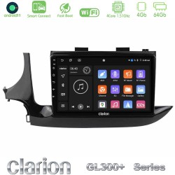 Clarion GL300+ Series 4Core Android ClarionOS 4+64GB  Opel Mokka 2016-2020 Navigation Multimedia Tablet 9"