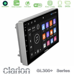 Clarion GL300+ Series 4Core Android ClarionOS 4+64GB  Opel Astra/Corsa/Antara/Zafira Navigation Multimedia Tablet 9"