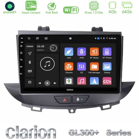 Clarion GL300+ Series 4Core Android ClarionOS 4+64GB Opel Grandland/Crossland X Navigation Multimedia Tablet 9" Clarion GL300+ Series 4Core Android ClarionOS 4+64GB Opel Grandland/Crossland X Navigation Multimedia Tablet 9"