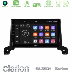 Clarion GL300+ Series 4Core Android ClarionOS 4+64GB  Peugeot 3008/5008 2017-2023 Navigation Multimedia Tablet 9"