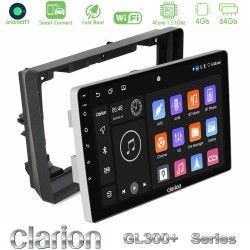 Clarion GL300+ Series 4Core Android ClarionOS 4+64GB  Peugeot 308 2013-2020 Navigation Multimedia Tablet 9"