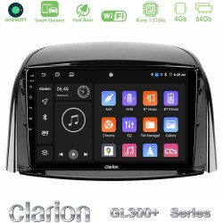 Clarion GL300+ Series 4Core Android ClarionOS 4+64GB  Renault Koleos 2007-2015 Navigation Multimedia Tablet 9"