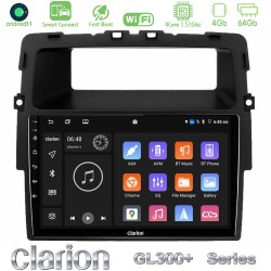 Clarion GL300+ Series 4Core Android ClarionOS 4+64GB  Renault/Nissan/Opel Navigation Multimedia Tablet 10"