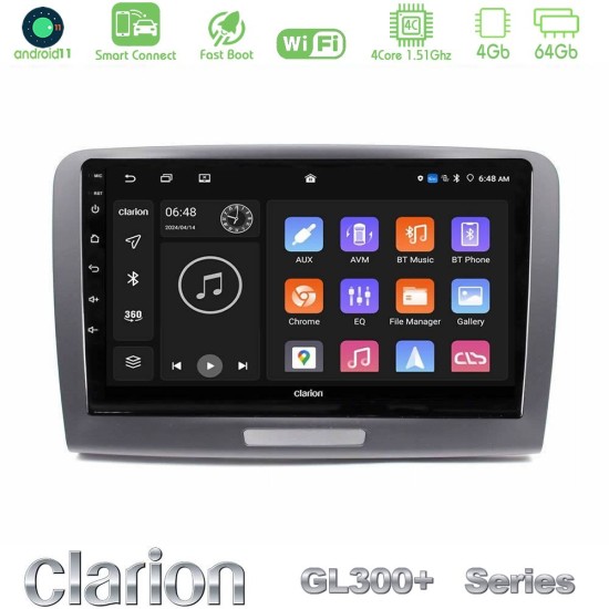 Clarion GL300+ Series 4Core Android ClarionOS 4+64GB  Skoda Superb 2008-2015 Navigation Multimedia Tablet 9"