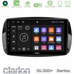 Clarion GL300+ Series 4Core Android ClarionOS 4+64GB  Smart 453 Navigation Multimedia Tablet 9"