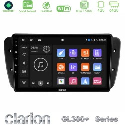 Clarion GL300+ Series 4Core Android ClarionOS 4+64GB  Seat Ibiza 2008-2012 Navigation Multimedia Tablet 9"