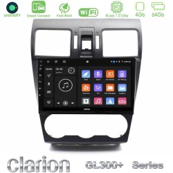 Clarion GL300+ Series 4Core Android ClarionOS 4+64GB Subaru Forester 2015-2018 Navigation Multimedia Tablet 9"