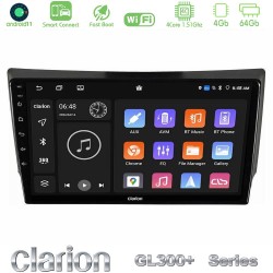 Clarion GL300+ Series 4Core Android ClarionOS 4+64GB Ssangyong Rexton 2002-2006 Navigation Multimedia Tablet 9"