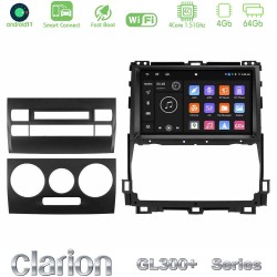 Clarion GL300+ Series 4Core Android ClarionOS 4+64GB  Toyota Land Cruiser J120 2002-2009 Navigation Multimedia Tablet 9"
