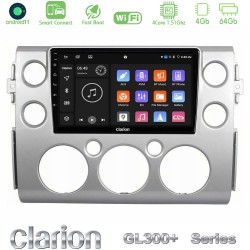 Clarion GL300+ Series 4Core Android ClarionOS 4+64GB Toyota FJ 2007-2014 Navigation Multimedia Tablet 9"