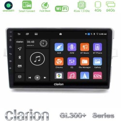 Clarion GL300+ Series 4Core Android ClarionOS 4+64GB Toyota Verso 2009-2018 Navigation Multimedia Tablet 9"