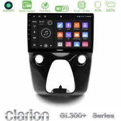 Clarion GL300+ Series 4Core Android ClarionOS 4+64GB  Toyota Aygo | Citroen C1 | Peugeot 108 Navigation Multimedia 10"