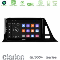 Clarion GL300+ Series 4Core Android ClarionOS 4+64GB  Toyota CH-R (Χωρίς Εργ.Οθόνη) Navigation Multimedia Tablet 9"