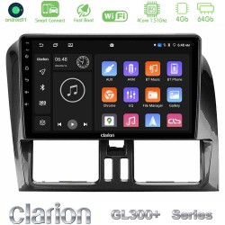 Clarion GL300+ Series 4Core Android ClarionOS 4+64GB  Volvo XC60 2009-2012 Navigation Multimedia Tablet 9"