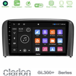 Clarion GL300+ Series 4Core Android ClarionOS 4+64GB  Volvo S80 1998-2006 Navigation Multimedia Tablet 9"