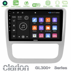 Clarion GL300+ Series 4Core Android ClarionOS 4+64GB  VW Scirocco 2008-2014 Navigation Multimedia Tablet 9"
