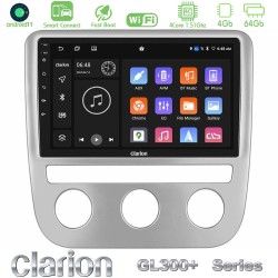 Clarion GL300+ Series 4Core Android ClarionOS 4+64GB  VW Scirocco 2008-2014 Navigation Multimedia Tablet 9"