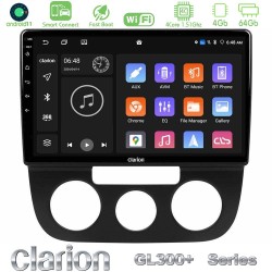 Clarion GL300+ Series 4Core Android ClarionOS 4+64GB  VW Jetta Navigation Multimedia Tablet 10"