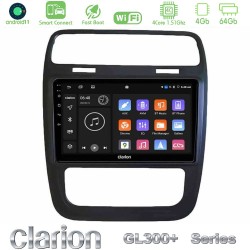 Clarion GL300+ Series 4Core Android ClarionOS 4+64GB VW Scirocco 2014 – 2017 Navigation Multimedia Tablet 9"