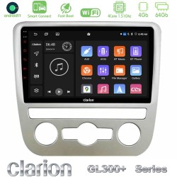 Clarion GL300+ Series 4Core Android ClarionOS 4+64GB  VW Scirocco 2008 – 2014 Navigation Multimedia Tablet 9"