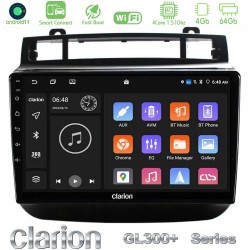 Clarion GL300+ Series 4Core Android ClarionOS 4+64GB VW Touareg 2011-2018 Navigation Multimedia Tablet 9"