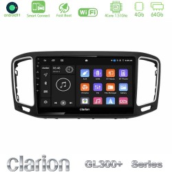 Clarion GL300+ Series 4Core Android ClarionOS 4+64GB VW Sharan 2015-2023 Navigation Multimedia Tablet 9"