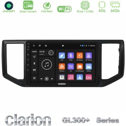 Clarion GL300+ Series 4Core Android ClarionOS 4+64GB  VW Amarok 2017-2022 Navigation Multimedia Tablet 9"