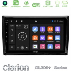 Clarion GL300+ Series 4Core Android ClarionOS 4+64GB  VW Beetle Navigation Multimedia Tablet 9"