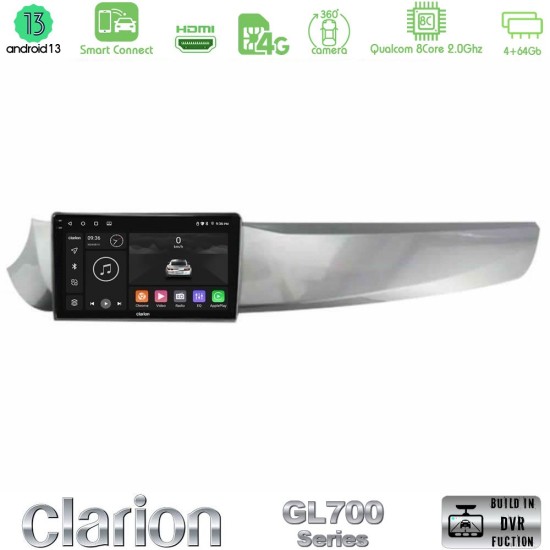 Clarion GL700 Series Alfa Romeo Giulietta 2010-2014 8Core Android ClarionOS 4+64GB Navigation Multimedia Tablet 9" Με Carplay & Android Auto