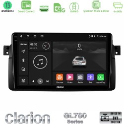 Clarion GL700 Series 8Core Android ClarionOS 4+64GB BMW E46 Navigation Multimedia Tablet 9" Με Carplay & Android Auto
