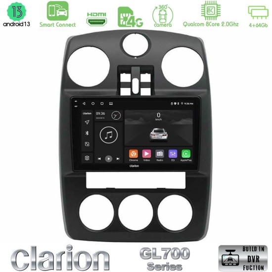 Clarion GL700 Series Chrysler PT-Cruiser 2000-2005 8Core Android ClarionOS 4+64GB Navigation Multimedia Tablet 9" Με Carplay & Android Auto Με Carplay & Android Auto