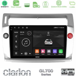 Clarion GL700 Series 8Core Android ClarionOS 4+64GB Citroen C4 2004-2010 Navigation Multimedia Tablet 9" Με Carplay & Android Auto Clarion GL700 Series 8Core Android ClarionOS 4+64GB Citroen C4 2004-2010 Navigation Multimedia Tablet 9" Με Carplay & Android Auto