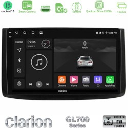 Clarion GL700 Series 8Core Android ClarionOS 4+64GB Chevrolet Aveo 2006-2010 Navigation Multimedia Tablet 9" Με Carplay & Android Auto