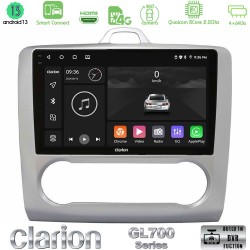 Clarion GL700 Series 8Core Android ClarionOS 4+64GB Ford Focus Auto AC Navigation Multimedia Tablet 9" Με Carplay & Android Auto