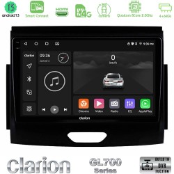 Clarion GL700 Series 8Core Android ClarionOS 4+64GB Ford Ranger 2017-2022 Navigation Multimedia Tablet 9" Με Carplay & Android Auto