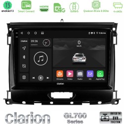 Clarion GL700 Series 8Core Android ClarionOS 4+64GB Ford Ranger 2017-2022 Navigation Multimedia Tablet 9" Με Carplay & Android Auto