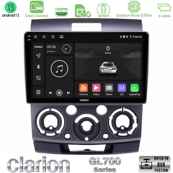 Clarion GL700 Series 8Core Android ClarionOS 4+64GB Ford Ranger/Mazda BT50 Navigation Multimedia Tablet 9" Με Carplay & Android Auto