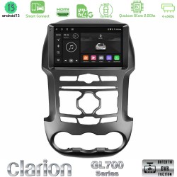 Clarion GL700 Series 8Core Android ClarionOS 4+64GB Ford Ranger 2012-2016 Navigation Multimedia Tablet 9" Με Carplay & Android Auto