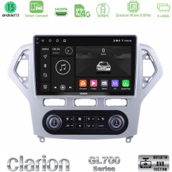 Clarion GL700 Series 8Core Android ClarionOS 4+64GB Ford Mondeo 2007-2011 (Auto A/C) Navigation Multimedia Tablet 10" Με Carplay & Android Auto