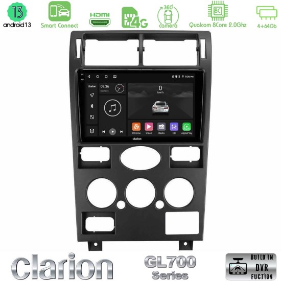 Clarion GL700 Series 8Core Android ClarionOS 4+64GB Ford Mondeo 2001-2004 Navigation Multimedia Tablet 9" Με Carplay & Android Auto