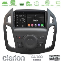 Clarion GL700 Series 8Core Android ClarionOS 4+64GB Ford Transit Connect Navigation Multimedia Tablet 9" Με Carplay & Android Auto